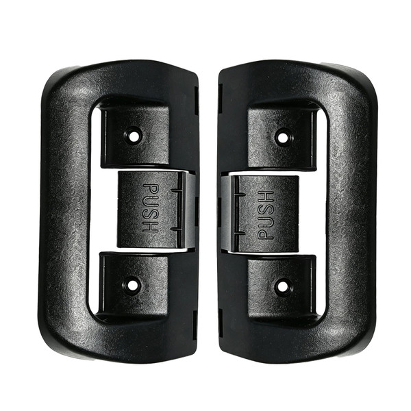 QJPT 2 Pack 3851174023 Black RV Refrigerator Door Handle Compatible with Dometic,Upper and Lower Fridge Doors Handle Replacement,Fit for DM2652, RM2652, RM2852