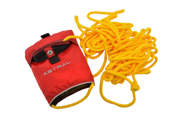 Astral Dyneema Water Rescue Throw Rope with Bag, Life Jacket PFD Accessory