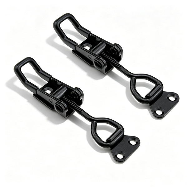 2Pcs Toggle Latch Clamp, Stainless Steel Heavy Duty Pull Hasp for Smoker Lid Jig