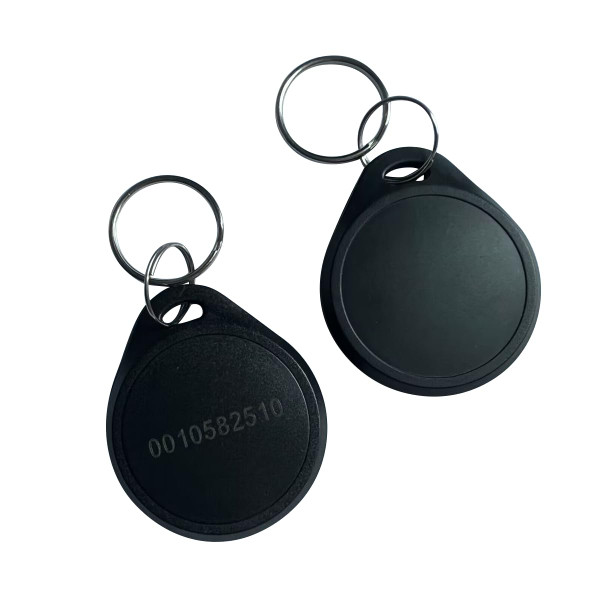 Dual Frequency RFID Key Fob 125Khz EM4100 and 13.56Mhz 1K Chip (Pack of 10) (Black)