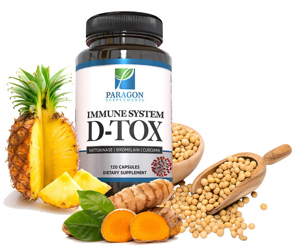 Spike Protein Removal - Original Spike Detox Formula with Nattokinase, Bromelain & Curcumin - 3-in-1 Immune System Supplement - Non-GMO, Vegan, Gluten-Free - Made in USA - 120 Capsules (30 Day Supply)