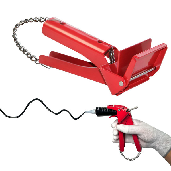 Automotive Repair hand Tools，RTV Tube Squeezer Tool, Tube Grip For Automotive RTV Silicone Sealant. 2.5” Industrial Size Silicone Squeezer. Reduce Waste, Ease Hand Fatigue, Improve Efficiency.