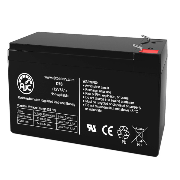 AJC Battery Compatible with Vexilar Underwater Fish Scout FS800 12V 7Ah Fish Finder Battery