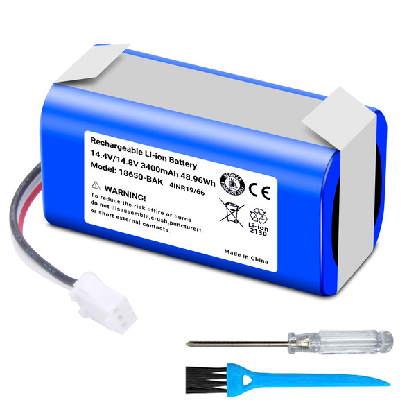 Robot Vacuum Cleaner Battery for AIRROBO P20 Robot Vacuum Cleaner Battery 14.4V 3400mAh
