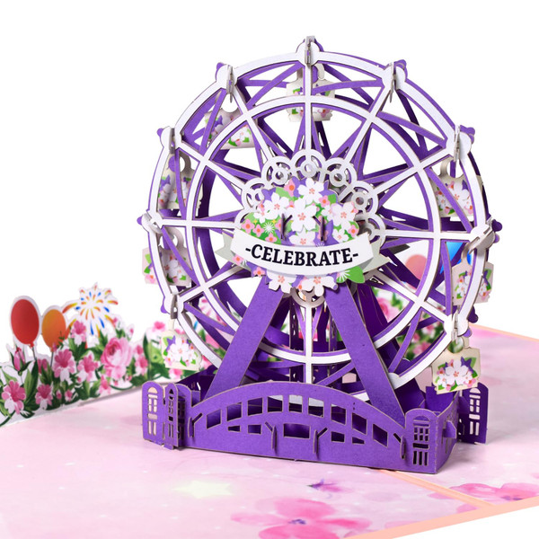 Magic Ants Ferris Wheel Pop Up Valentines Card - 3D Valentine Greeting Cards for Her, Lover, Girlfriend, Couple, Wife, Husband, Mom, Parents - Thinking of You and Love Card Magic Ants Ferris Wheel Pop Up Valentines Card - 3D Valentine Greeting Cards for Her, Lover, Girlfriend, Couple, Wife, Husband, Mom, Parents - Thinking of You and Love Card