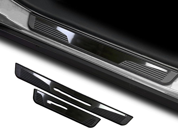 Door Sill Protector Trim Guard for Hyundai Santa Cruz 2023 2024 2025, Stainless Steels Accessories Plates Cover Auto Interior Accessory Kick Panels