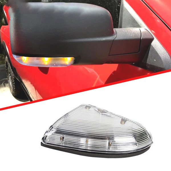 Front Mirror Turn Signal Puddle Light Compatible with Dodge Ram 1500 2009-2018,Side Marker LED Light Lamp Assembly for Ram 2500 2010-2018,2019-2021 Ram 1500 Classic Replace 68232478AA Right Passenger