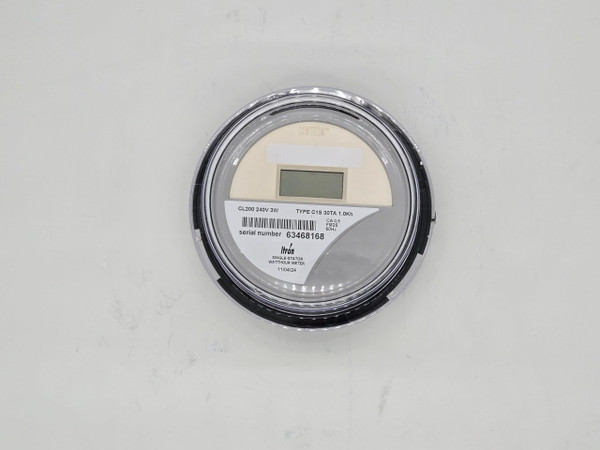 Digital Electric Meter for RV Pedestal, 240V 3 Wire CL200 kWh Meter Type C1S, 200 Amp Class Socket Watt Hour Sub Meter with Digital Display for Campgrounds, RV Parks and Rentals