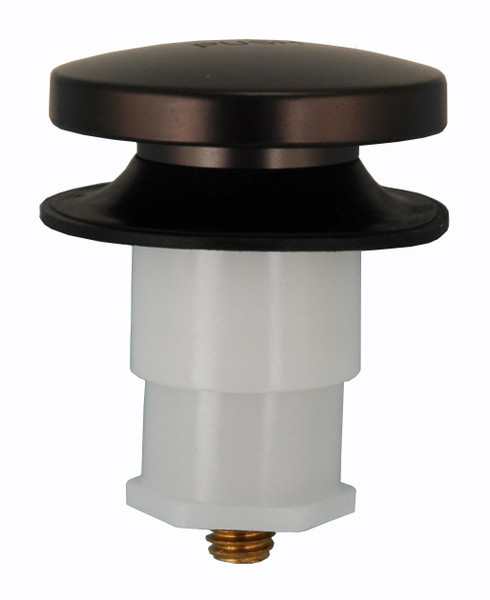 Bathtub Drain Plug Drain Stopper, Tip-Toe Bath Plunger (3/8 Inch, Oil Rubbed Bronze)