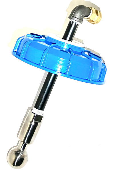 Generic IBC Tote Sprayball - Stainless Steel - Silver - 3/4" Female Hose Fitting - Ball Valve - 2 Ports - FIP Outlet - Plastic Body Generic IBC Tote Sprayball - Stainless Steel - Silver - 3/4" Female Hose Fitting - Ball Valve - 2 Ports - FIP Outlet - Plastic Body