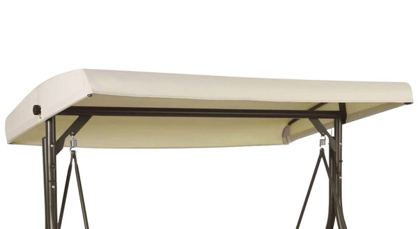 Ferocity Universal coloured replacement canopy for Garden Swing Cover Patio Hammock Cover Top Garden Outdoor size 118x188x20 cm Beige [101]