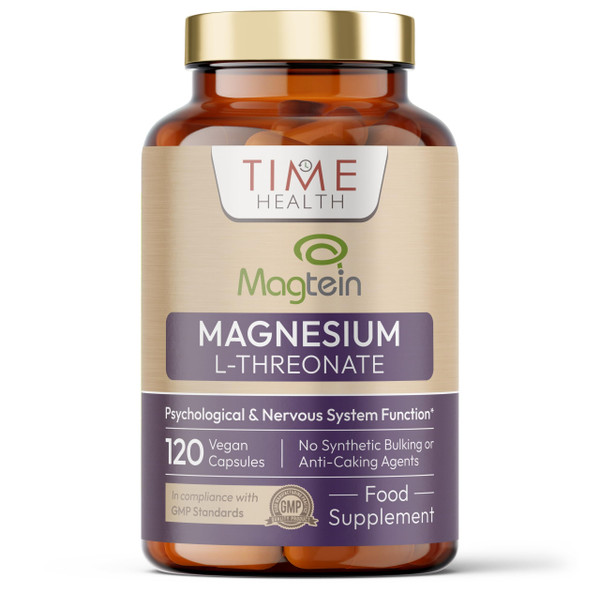 Magtein® Magnesium L-Threonate - 2100mg - 120 Capsules - UK Made
