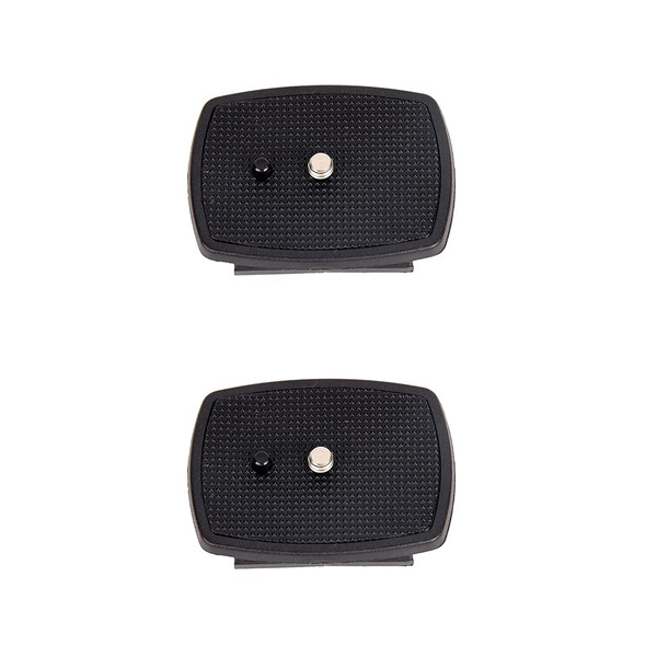 CAMBOFOTO 2-Pack Quick Release Plates with 1/4-Inch Camera Screw