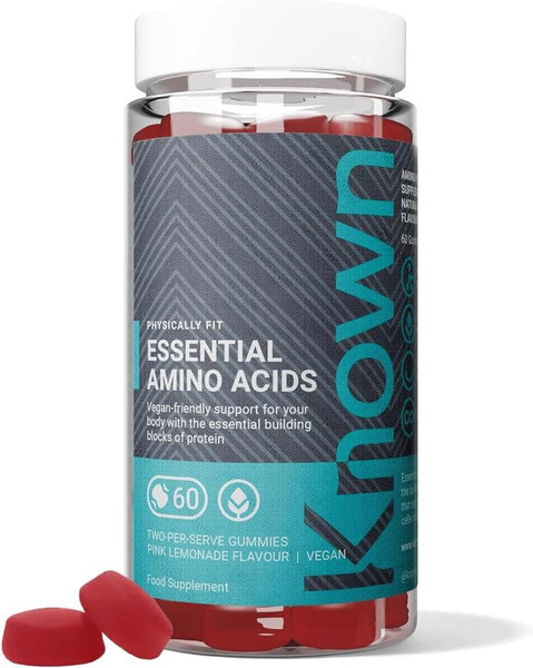 Known Essential Amino Acids Gummies 200mg – 1 Month – Pink Lemonade