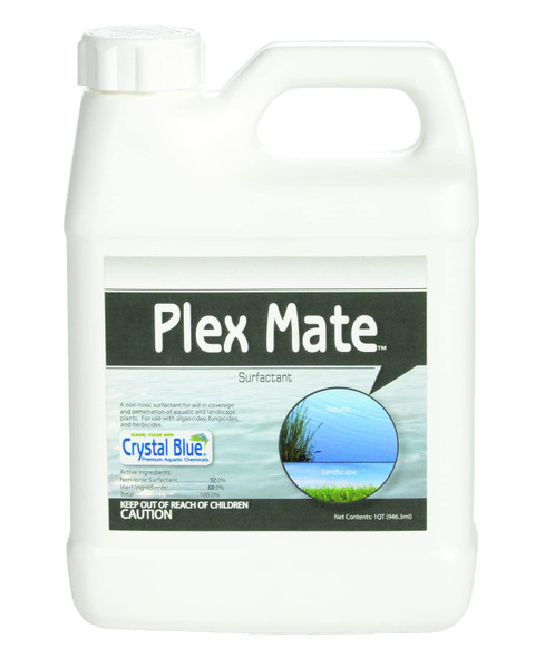 Plex Mate Aquatic Surfactant for Herbicides – Quart- Non-Ionic, Increase Product Coverage, Increase Product Penetration, Increase Product Effectiveness Plex Mate Aquatic Surfactant for Herbicides – Quart- Non-Ionic, Increase Product Coverage, Increase Product Penetration, Increase Product Effectiveness