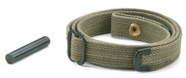 M1 Carbine Sling and Oiler OD Green Marked JT&L 1944