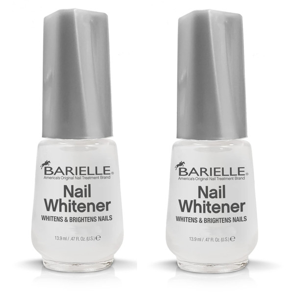 Barielle Nail Whitener for Yellow Nails or Dull Nails .47 oz. (PACK OF 2) - Whitening for Nails, Treats Yellow Nails