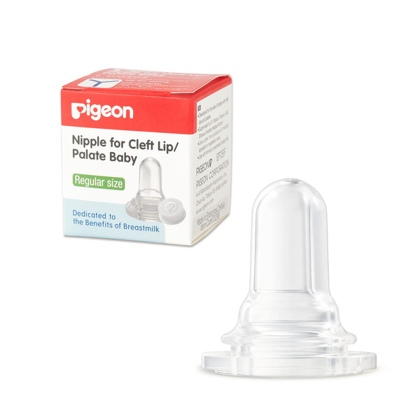 Pigeon Bottle Nipple for Cleft Lip/Palate Baby, Regular Size, Please Use It Under The Guidance of a Pediatrician Pigeon Bottle Nipple for Cleft Lip/Palate Baby, Regular Size, Please Use It Under The Guidance of a Pediatrician