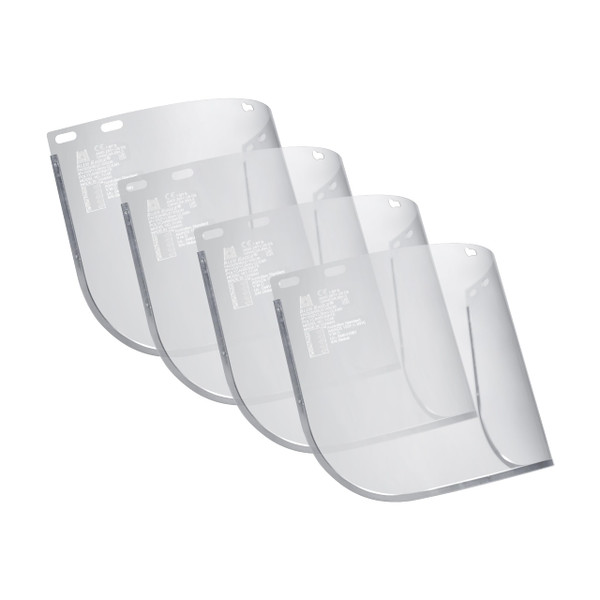 Blue Eagle Faceshield Replacement Visors (FC48) | Clear | High Impact Extrusion-grade Polycarbonate | 3 PCS