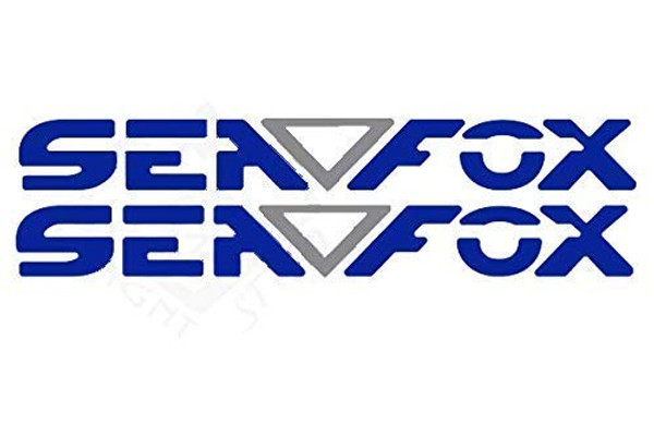 Imagnt Studio Set of 2 Boat Hull Marine Grade Decals fits Sea Fox Boats, Seafox Restoration kit, Stickers. Choose Size and Color (King Blue & Silver Metallic, 38 inches) Imagnt Studio Set of 2 Boat Hull Marine Grade Decals fits Sea Fox Boats, Seafox Restoration kit, Stickers. Choose Size and Color (King Blue & Silver Metallic, 38 inches)