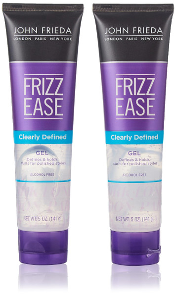 John Frieda Frizz-Ease Gel Clearly Defined 5 Ounce (145ml) (2 Pack)