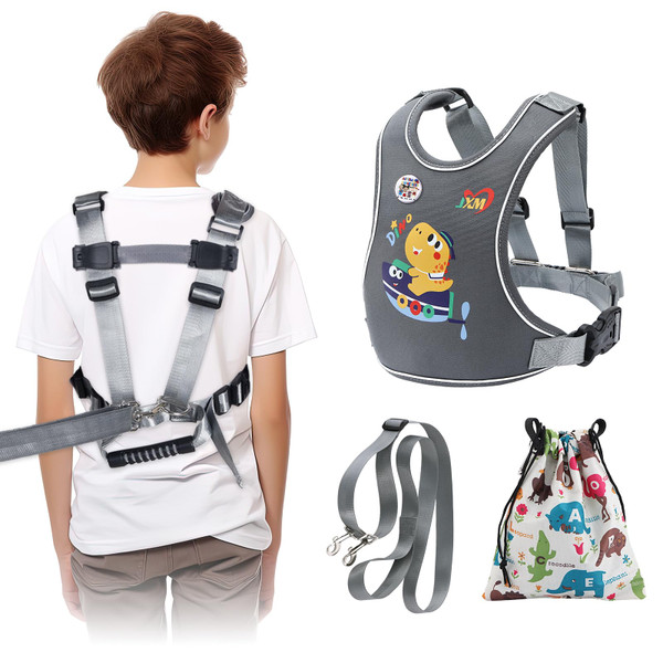 2025 New Safety Walking Harness for Big Kids (6-12yrs) with Autism Special Needs ADHD, Anti-Elopement Vest Harness with Grab Handle and Light Reflector, Adjustable Leash for Autistic, Active Child 2025 New Safety Walking Harness for Big Kids (6-12yrs) with Autism Special Needs ADHD, Anti-Elopement Vest Harness with Grab Handle and Light Reflector, Adjustable Leash for Autistic, Active Child