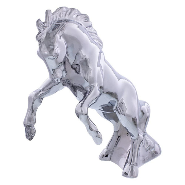 UNITED PACIFIC 72018 Hood Ornament, Fighting Stallion