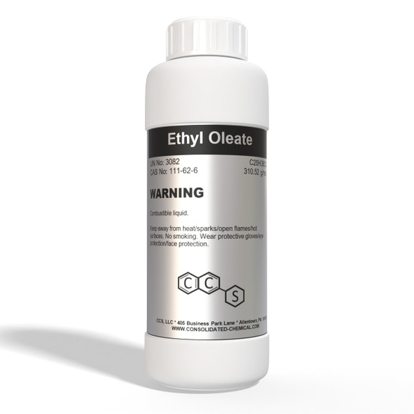 Ethyl Oleate (Fatty Acid Ester) - New Tamper-Evident Sealed Bottles 100mL (3.3 fl oz) Ethyl Oleate (Fatty Acid Ester) - New Tamper-Evident Sealed Bottles 100mL (3.3 fl oz)