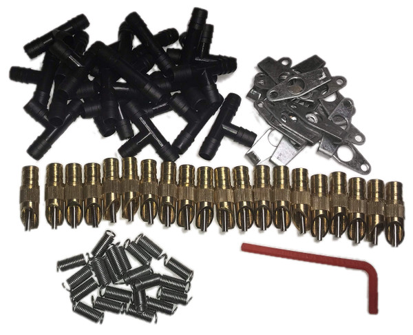 20 Pack Brass Rabbit Water Nipples Gravity Feed Waterer 20 Pack Brass Rabbit Water Nipples Gravity Feed Waterer