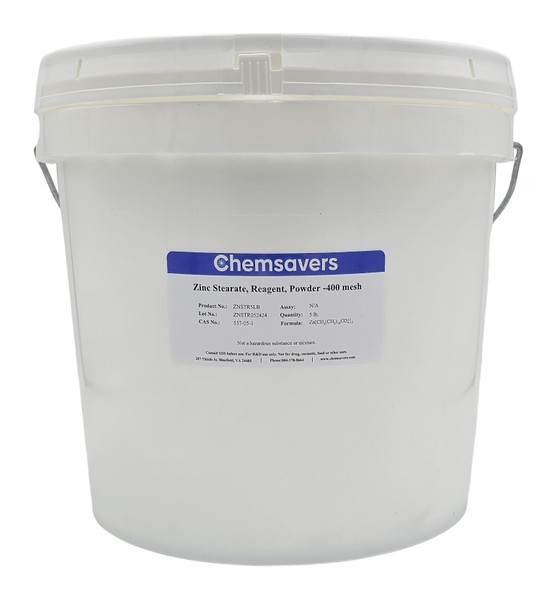 Zinc Stearate, Reagent, Powder -400 mesh, 5 lbs.