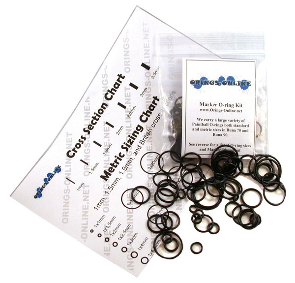 Tippmann Alpha Black/Bravo One Paintball Marker O-Ring Kit - 2 Rebuilds