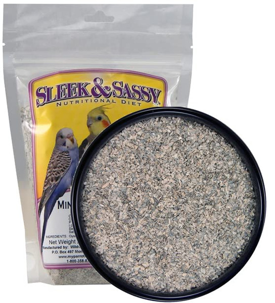 SLEEK & SASSY Mineralized Health Grit for Birds (40 oz.)