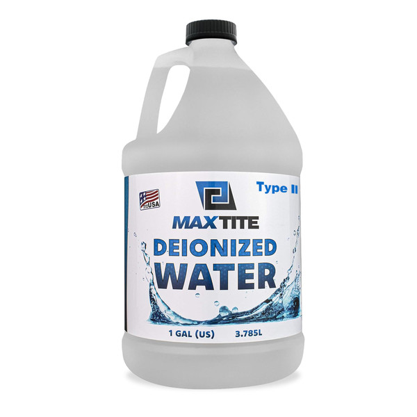 MAXTITE Type II Deionized Water - Laboratory Grade (1 Gallon) MAXTITE Type II Deionized Water - Laboratory Grade (1 Gallon)