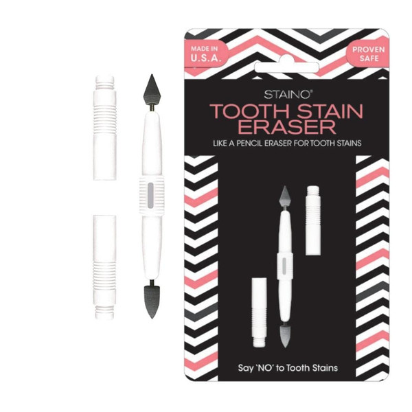 Staino Tooth Stain Eraser Dental Tool – 2 Erasers/Unit