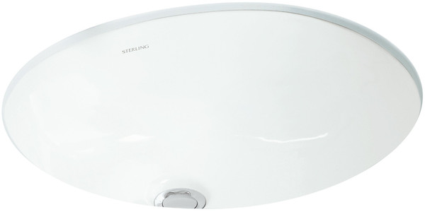 KOHLER STERLING, 442040-0, Wescott 17" Undermount Bathroom Sink And Overflow, White