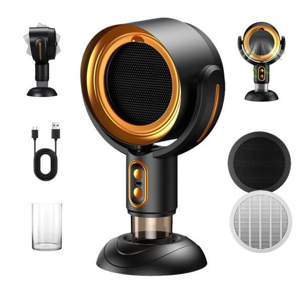 Smoke Away Purifier, Adjustable Angle Smoke Trap, USB-Powered Cooking Smoke Purifier, Mini Air Purifier with Detachable Filter, Low Noise for Kitchens, BBQs, Offices