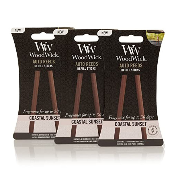 WoodWick Coastal Sunset Auto Reed Refills, 3-Pack WoodWick Coastal Sunset Auto Reed Refills, 3-Pack