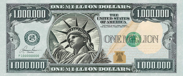 One Million Dollars 550 Piece Jigsaw Puzzle