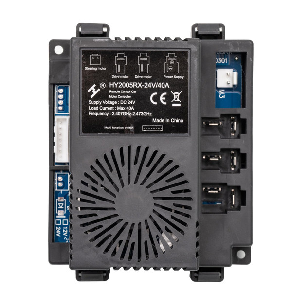 HY2005RX-24V 40A Mainboard Receiver Kids Powered Ride on car, Controller Control Box Accessories for Children Electric Ride on car Replacement Parts HY2005RX-24V 40A Mainboard Receiver Kids Powered Ride on car, Controller Control Box Accessories for Children Electric Ride on car Replacement Parts
