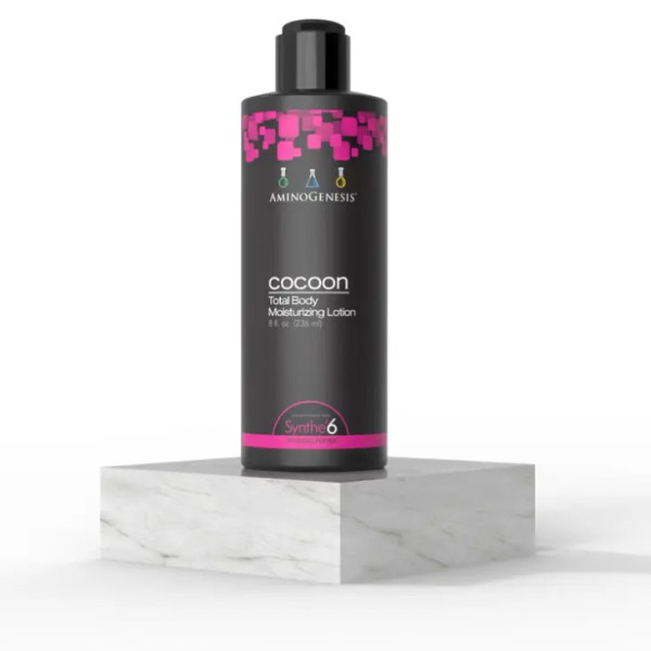 Amino Genesis Cocoon Full Body Lotion 8 oz - Advanced Skin Repair & Hydration with L Serine, Peptide, and Plant-Derived Amino Acids