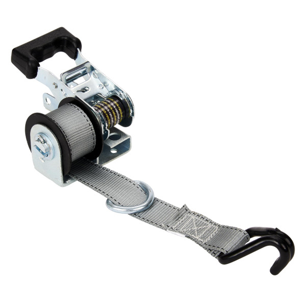 Keeper 1.5" x 8’ Mountable Rack Ratchet Tie Down with 500 lbs. Working Load Limit, Ladder and Pipe Rack Straps