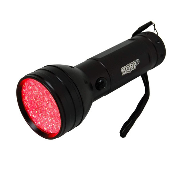 HQRP Portable Professional 51 LED Deep Red Flashlight with a Large Coverage Area for Observation, Ornithological Night Watching and Spotlighting of The Nocturnal Animals