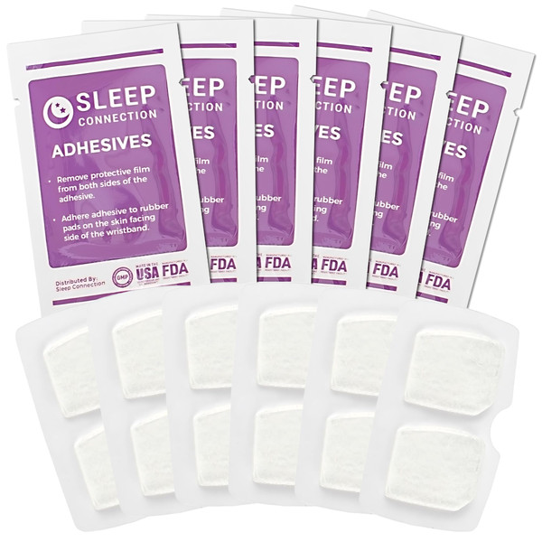 Sleep Connection Gel Adhesive Pads Replacement for Anti Snoring Wristband (6-Pack) - Reusable for Anti Snoring Device, Easy to Apply, Gentle on Skin, Self-Adhesive Pads Sleep Connection Gel Adhesive Pads Replacement for Anti Snoring Wristband (6-Pack) - Reusable for Anti Snoring Device, Easy to Apply, Gentle on Skin, Self-Adhesive Pads