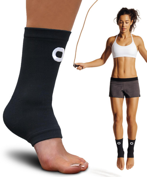 Ankle Brace Compression Sleeve for Men & Women (1 Pair) - Best Ankle Support Foot Braces for Pain Relief, Injury Recovery, Swelling, Sprain, Achilles Tendon Support, Plantar Fasciitis Socks