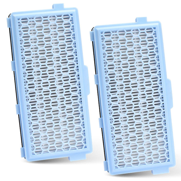 HEPA AirClean 50 Filter Replacement for Miele Vacuum Cleaner - Complete C2 C3, Compact C1 C2 (2 Pack)