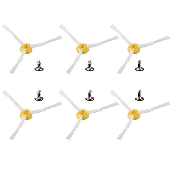 6-Pack Replacement for iRobot Roomba 3 Armed Side Brushes Compatible with 500 600 700 Series, Except 645, 655, 675 & 670, 671, 690 6-Pack Replacement for iRobot Roomba 3 Armed Side Brushes Compatible with 500 600 700 Series, Except 645, 655, 675 & 670, 671, 690