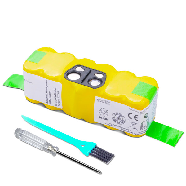 TZRONG 4400mAh Replacement NI-MH Battery for iRobot Roomba R3 500 600 700 800 900 Series 500 510 520 530 531 532 540 550 552 560 562 570 600 620 630 650 660 760 770 780 790 870 880 980