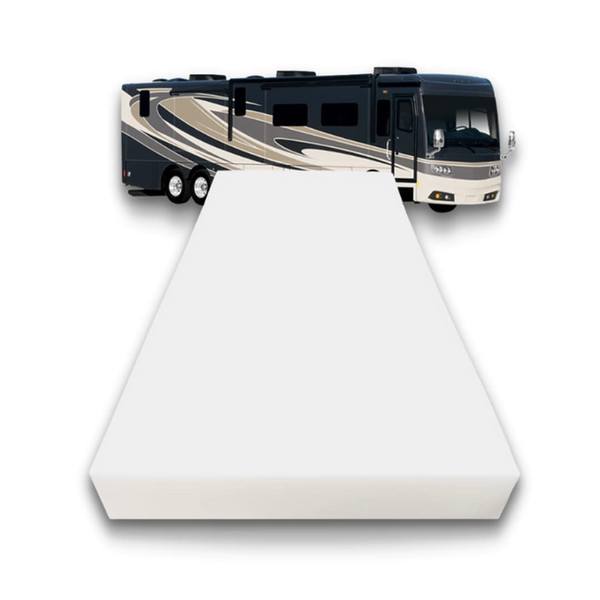 FoamRush 3-Inch Bunk (30" x 80") High Density Foam RV Mattress Replacement, Medium Firm, Pressure Relief Support, Travel Camper Trailer Truck, Made in USA, CertiPUR-US Certified, Cover Not Included