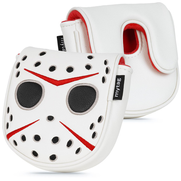 mytag Hockey Mask DF3 Putter Covers, Horror Golf Putter Headcover for LAB DF3 Center Shaft Magnetic Closure