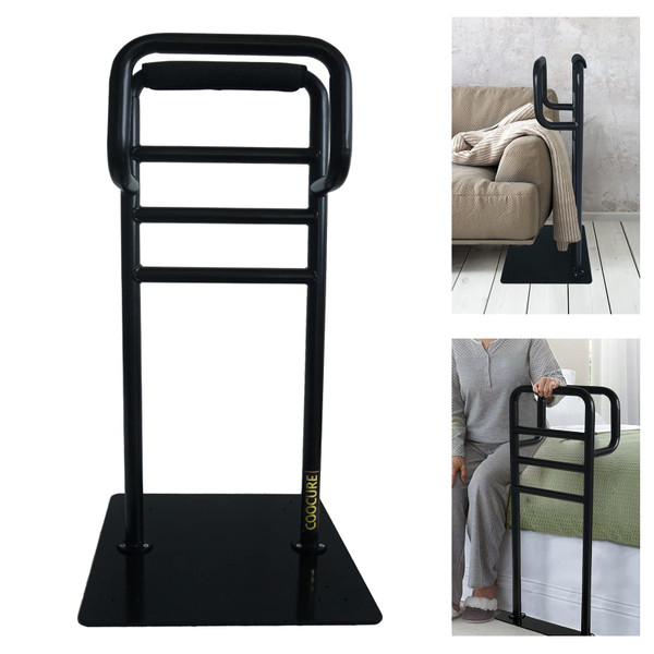 Couch Stand Assist for elderls, Sofa & Chair Stand Assist Rail, Heavy Duty Bed Assist Rail with Non-Slip Covers. Suitable for Seniors and Other Relied On Persons.